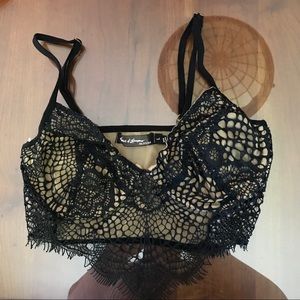 For Love and Lemons bat your lashes bra top